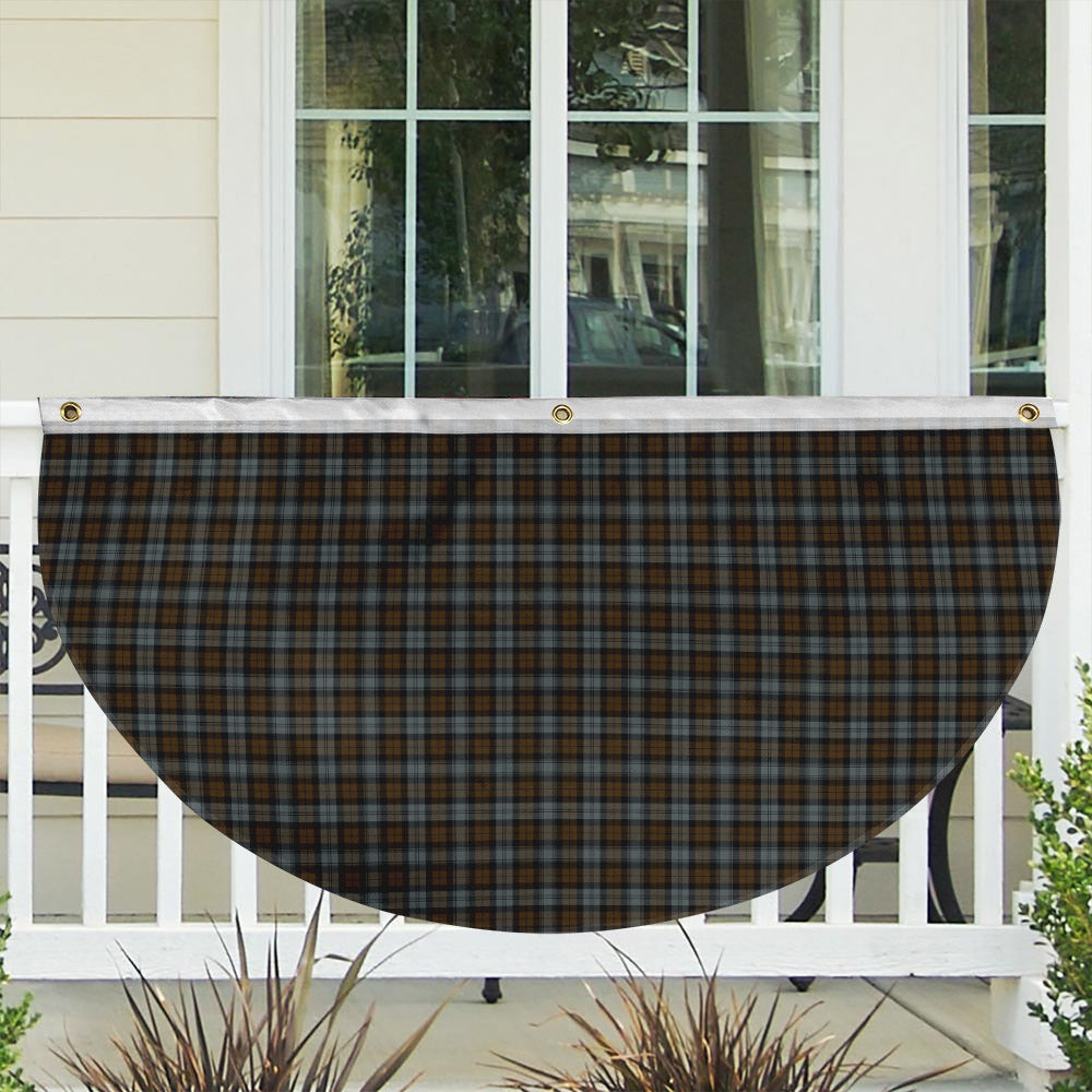 ScotsTee Shop Scottish BlackWatch Weathered Tartan Non-Pleated Fan Flag Bunting Banner