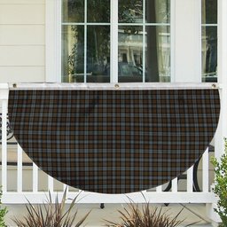 ScotsTee Shop Scottish BlackWatch Weathered Tartan Non-Pleated Fan Flag Bunting Banner