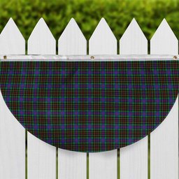 ScotsTee Shop Scottish Brodie Hunting Modern Tartan Non-Pleated Fan Flag Bunting Banner