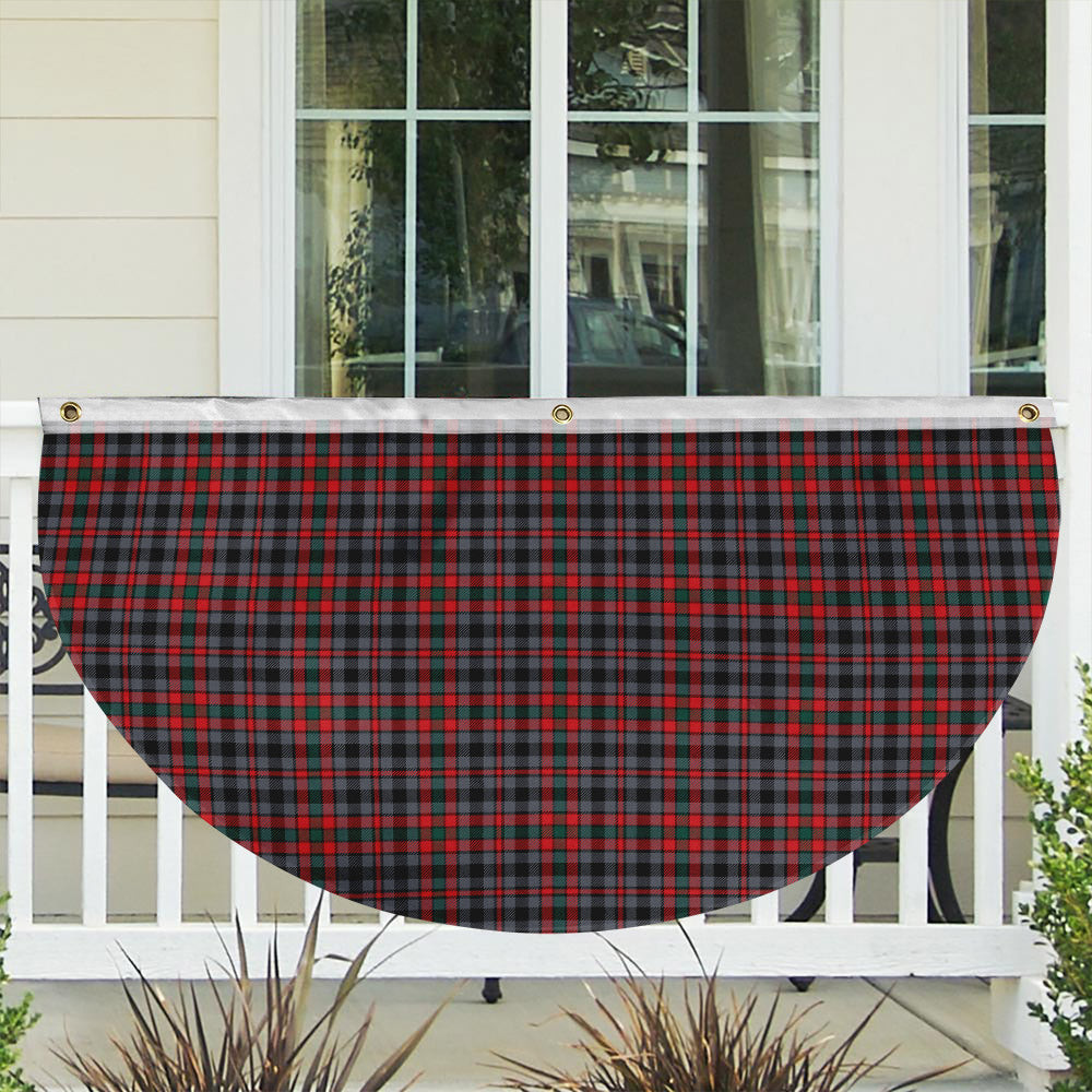 ScotsTee Shop Scottish Borthwick Modern Tartan Non-Pleated Fan Flag Bunting Banner