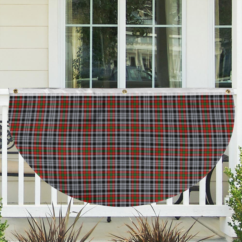 ScotsTee Shop Scottish Borthwick Dress Ancient Tartan Non-Pleated Fan Flag Bunting Banner