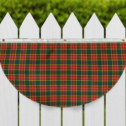 ScotsTee Shop Scottish Baxter of Balgavies Modern Tartan Non-Pleated Fan Flag Bunting Banner