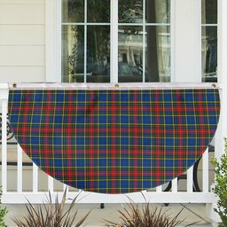 ScotsTee Shop Scottish Bethune Modern Tartan Non-Pleated Fan Flag Bunting Banner