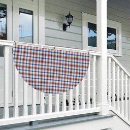 ScotsTee Shop Scottish Boswell Dress Modern Tartan Non-Pleated Fan Flag Bunting Banner