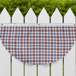 ScotsTee Shop Scottish Boswell Dress Modern Tartan Non-Pleated Fan Flag Bunting Banner