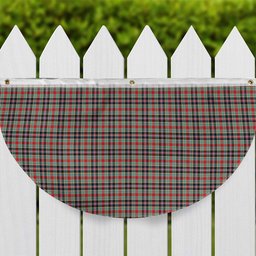 ScotsTee Shop Scottish Bruce of Kinnaird Modern Tartan Non-Pleated Fan Flag Bunting Banner