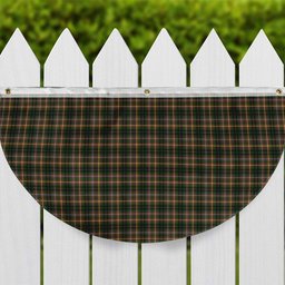 ScotsTee Shop Scottish Buchanan Hunting SC Tartan Non-Pleated Fan Flag Bunting Banner