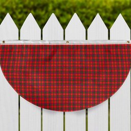 ScotsTee Shop Scottish Bain Tartan Non-Pleated Fan Flag Bunting Banner