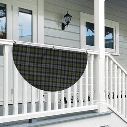 ScotsTee Shop Scottish Black Watch Large Sett Ancient Tartan Non-Pleated Fan Flag Bunting Banner