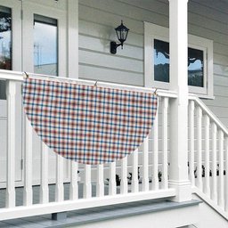 ScotsTee Shop Scottish Boswell Dress Ancient Tartan Non-Pleated Fan Flag Bunting Banner