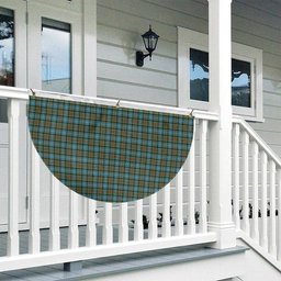 ScotsTee Shop Scottish Brisbane Modern Tartan Non-Pleated Fan Flag Bunting Banner