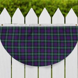 ScotsTee Shop Scottish Baillie Highland Society Modern Tartan Non-Pleated Fan Flag Bunting Banner