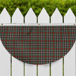 ScotsTee Shop Scottish Bruce of Kinnaird Tartan Non-Pleated Fan Flag Bunting Banner