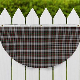 ScotsTee Shop Scottish Borthwick Dress Tartan Non-Pleated Fan Flag Bunting Banner
