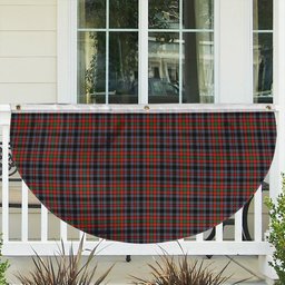 ScotsTee Shop Scottish Borthwick Ancient Tartan Non-Pleated Fan Flag Bunting Banner
