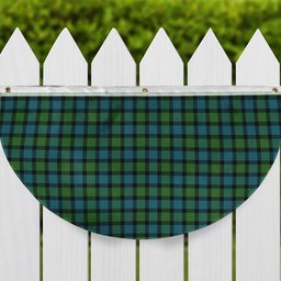 ScotsTee Shop Scottish Blair Ancient Tartan Non-Pleated Fan Flag Bunting Banner