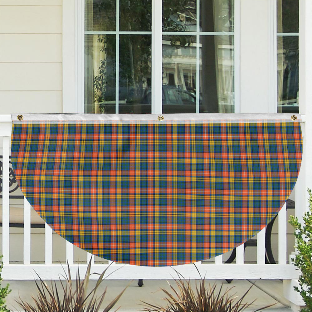 ScotsTee Shop Scottish Buchanan Ancient Tartan Non-Pleated Fan Flag Bunting Banner
