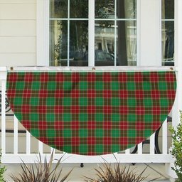ScotsTee Shop Scottish Baxter Modern Tartan Non-Pleated Fan Flag Bunting Banner