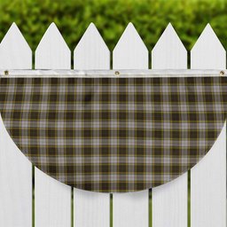 ScotsTee Shop Scottish Buchanan Dress Tartan Non-Pleated Fan Flag Bunting Banner