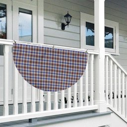 ScotsTee Shop Scottish Boswell Tartan Non-Pleated Fan Flag Bunting Banner
