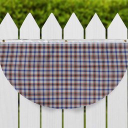 ScotsTee Shop Scottish Boswell Tartan Non-Pleated Fan Flag Bunting Banner