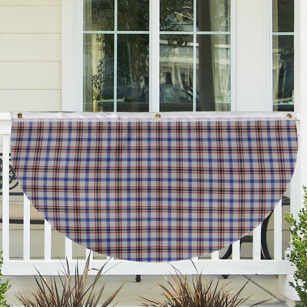 ScotsTee Shop Scottish Boswell Tartan Non-Pleated Fan Flag Bunting Banner