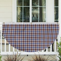 ScotsTee Shop Scottish Boswell Tartan Non-Pleated Fan Flag Bunting Banner