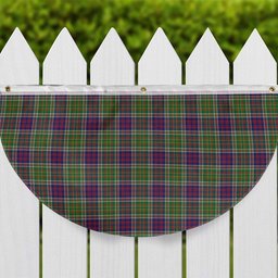 ScotsTee Shop Scottish Bowie Modern Tartan Non-Pleated Fan Flag Bunting Banner