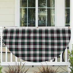 ScotsTee Shop Scottish Campbell of Cawdor Dress Modern Tartan Non-Pleated Fan Flag Bunting Banner