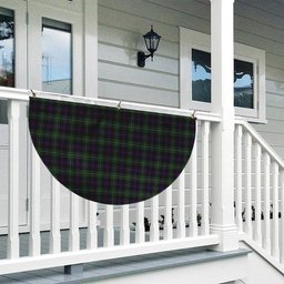 ScotsTee Shop Scottish Clark of Ulva Tartan Non-Pleated Fan Flag Bunting Banner