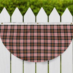 ScotsTee Shop Scottish Carnegie Dress Modern Tartan Non-Pleated Fan Flag Bunting Banner