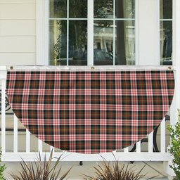 ScotsTee Shop Scottish Carnegie Dress Modern Tartan Non-Pleated Fan Flag Bunting Banner