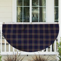 ScotsTee Shop Scottish Crichton Modern Tartan Non-Pleated Fan Flag Bunting Banner