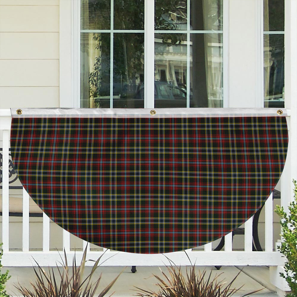 ScotsTee Shop Scottish Currie of Arran Tartan Non-Pleated Fan Flag Bunting Banner