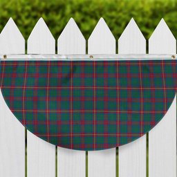 ScotsTee Shop Scottish Cairns of Finavon Ancient Tartan Non-Pleated Fan Flag Bunting Banner