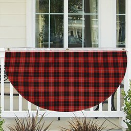 ScotsTee Shop Scottish Cunningham Ancient Tartan Non-Pleated Fan Flag Bunting Banner