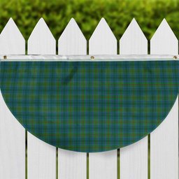 ScotsTee Shop Scottish Cranstoun Modern Tartan Non-Pleated Fan Flag Bunting Banner