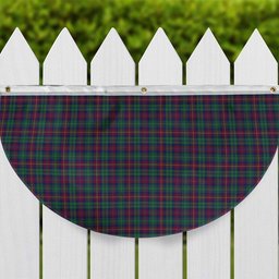 ScotsTee Shop Scottish Cairns of Finavon Modern Tartan Non-Pleated Fan Flag Bunting Banner