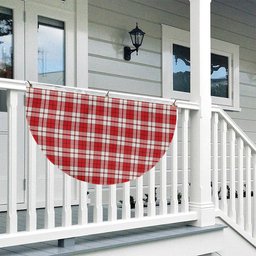 ScotsTee Shop Scottish Cameron Hose Modern Tartan Non-Pleated Fan Flag Bunting Banner