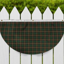 ScotsTee Shop Scottish Chisholm Hunting Tartan Non-Pleated Fan Flag Bunting Banner