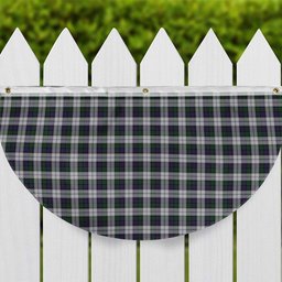 ScotsTee Shop Scottish Campbell of Cawdor Dress Tartan Non-Pleated Fan Flag Bunting Banner