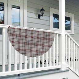 ScotsTee Shop Scottish Clayton Tartan Non-Pleated Fan Flag Bunting Banner