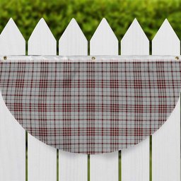 ScotsTee Shop Scottish Clayton Tartan Non-Pleated Fan Flag Bunting Banner