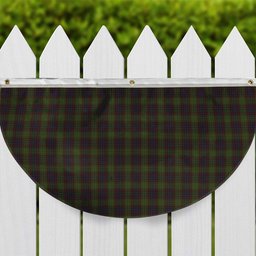 ScotsTee Shop Scottish Cunningham Hunting Modern Tartan Non-Pleated Fan Flag Bunting Banner