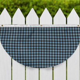 ScotsTee Shop Scottish Clark Ancient Tartan Non-Pleated Fan Flag Bunting Banner