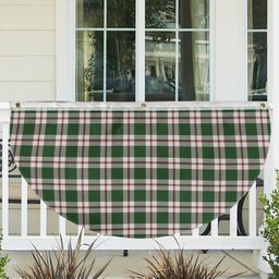 ScotsTee Shop Scottish Crawford Arisaid Dance Ancient Tartan Non-Pleated Fan Flag Bunting Banner