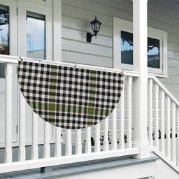 ScotsTee Shop Scottish Burns Check Ancient Tartan Non-Pleated Fan Flag Bunting Banner