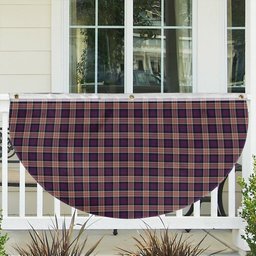 ScotsTee Shop Scottish Carnegie Tartan Non-Pleated Fan Flag Bunting Banner