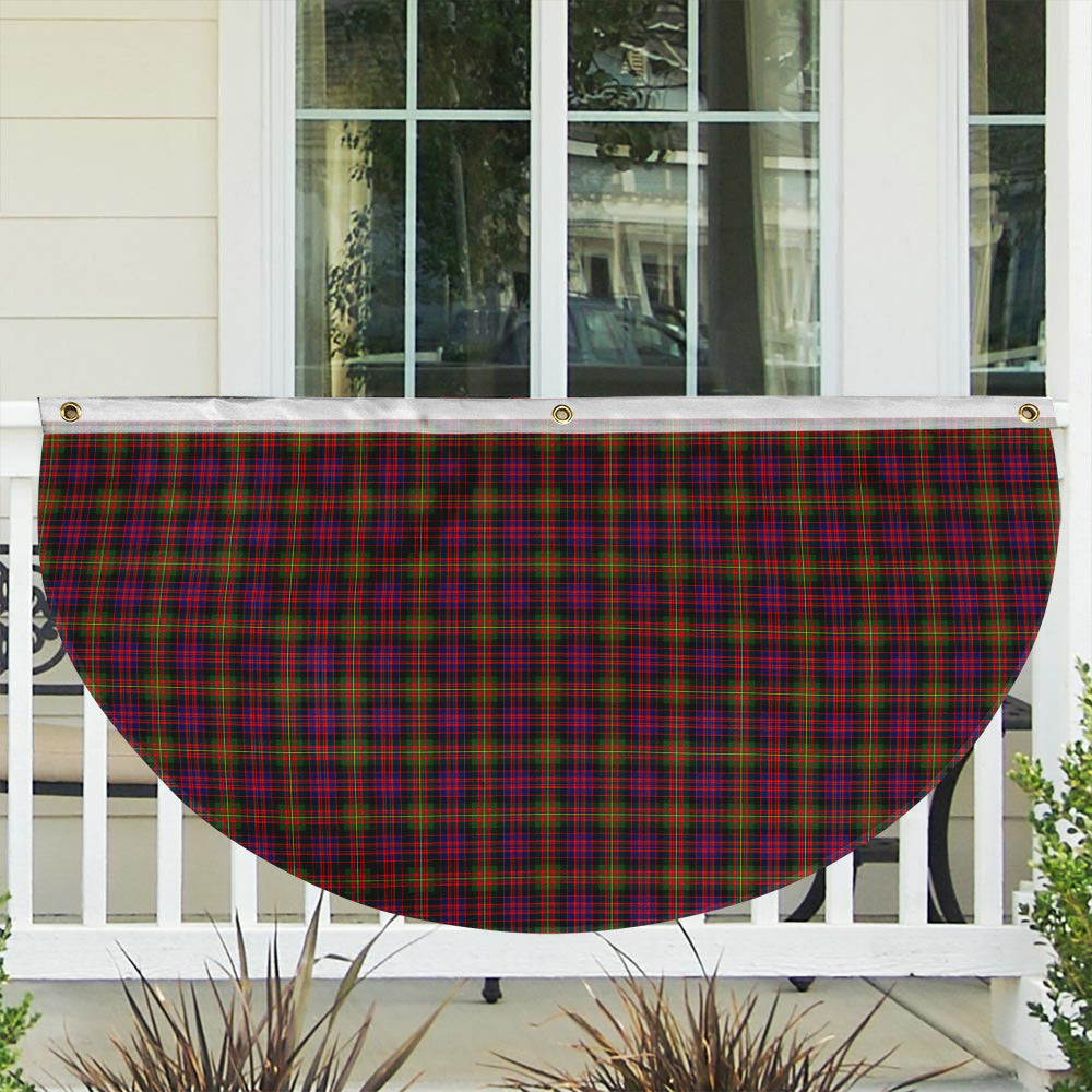 ScotsTee Shop Scottish Carnegie Modern Tartan Non-Pleated Fan Flag Bunting Banner