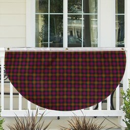 ScotsTee Shop Scottish Carnegie Modern Tartan Non-Pleated Fan Flag Bunting Banner